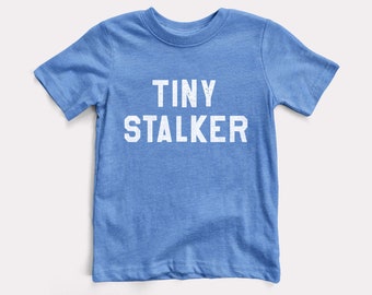 Tiny Stalker Baby + Kids Tee - BabyDoopy - Toddler Youth Cute Funny Graphic Print