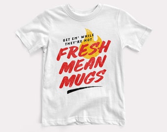 Fresh Mean Mugs Baby + Kids Tee - BabyDoopy - Toddler Youth Funny Cute Graphic Print