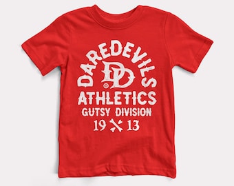 Daredevils Athletics Baby + Kids Tee - BabyDoopy - Toddler Youth Cute Funny Retro Sports Graphic Print