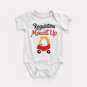 Regulators Coupe Baby Bodysuit - BabyDoopy - Funny Cute Rap Hiphop Kids Graphic Print