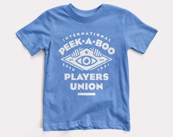 Peek A Boo Union Baby + Kids Tee - BabyDoopy - Toddler Youth Cute Funny Graphic Print