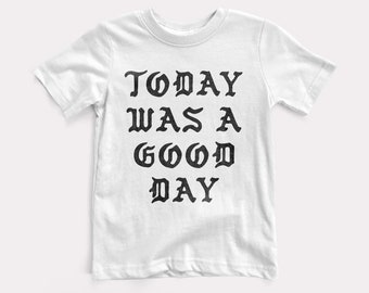 Good Day Baby + Kids Tee - BabyDoopy - Toddler Youth Cute Hiphop Rap Graphic Print Ice Cube Shirt