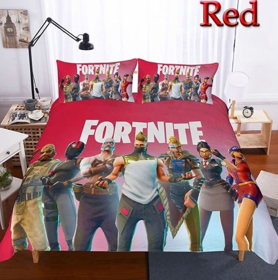 Bedding Set Fintrackwear 3d Fortnite Duvet Cover Set 3pcs Pillow Case Bedding Pillowcase
