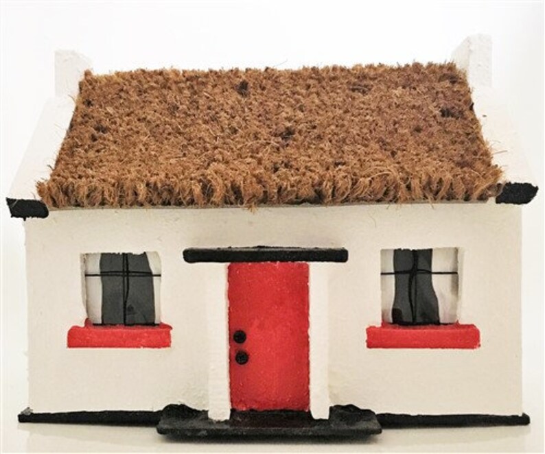 Irish Thatched Cottage Ornament. Made in Ireland. Indoor or Outdoor Etsy