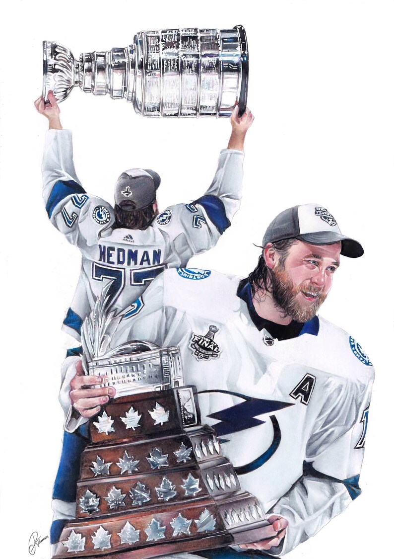 Tampa Bay Lightning Victor Hedman Stanley Cup Conn Smythe Etsy