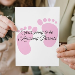 Carte de voeux A5 personnalisée nouveaux parents, soeur, nouvelle maman, nouveau papa, âge, ami, fille, maman, maman, fête de grand-mère bébé garçon bébé fille