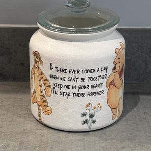 Winnie pooh and Friends canisters Kitchen storage containers jars Biscuits cookie pantry Cupboard