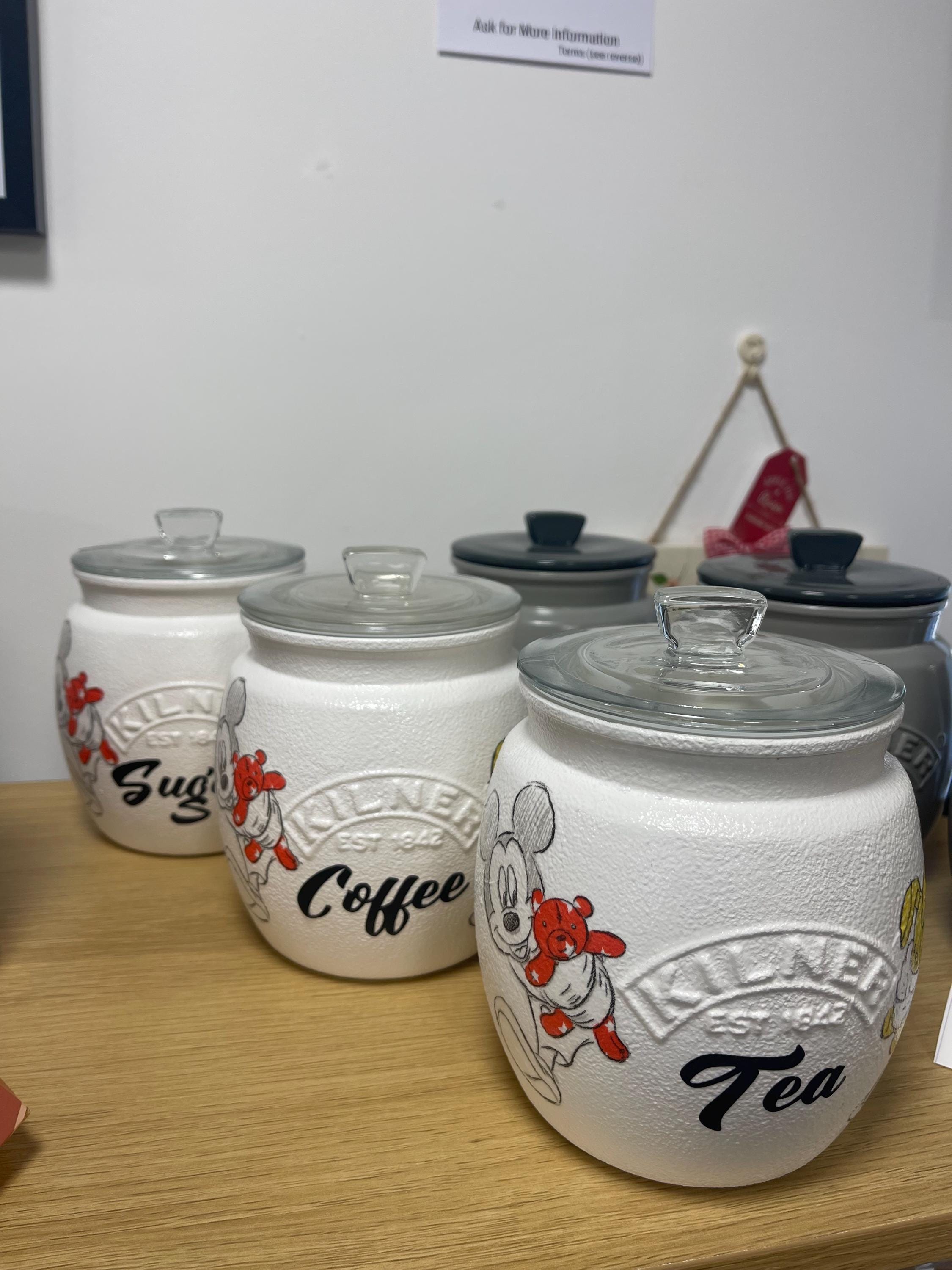 COOKIES Jar USAクッキージャー フタ付き陶器の小物入れ | ansorbet