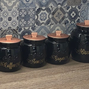 coffee and tea canister sets