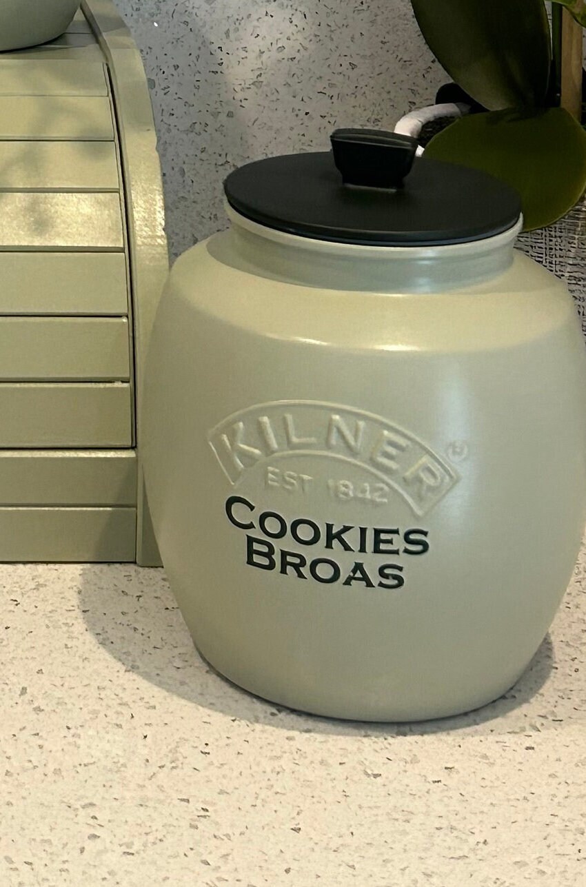 thumbnail image 2 of Sage Green Tea Coffee Sugar Canisters Set - Robert David Home 2 of 12