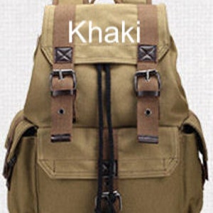 Vintage Canvas Backpack Just For You (FREE P&P WORLDWIDE)