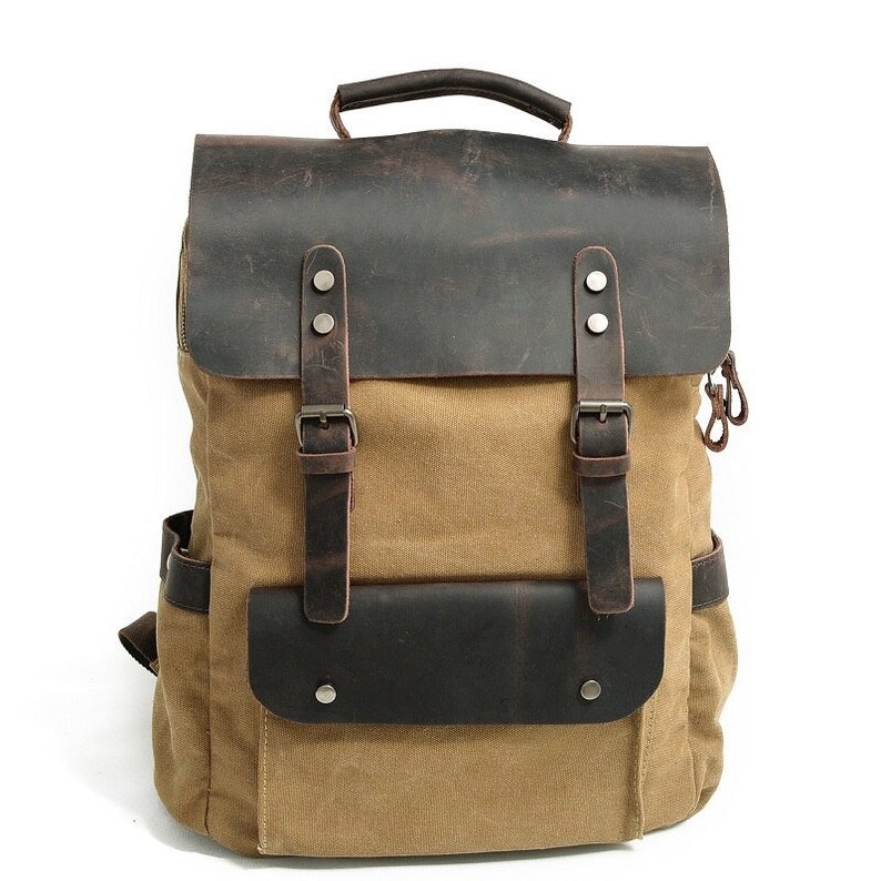 Vintage Canvas Backpack Just For You FREE P&P WORLDWIDE Etsy