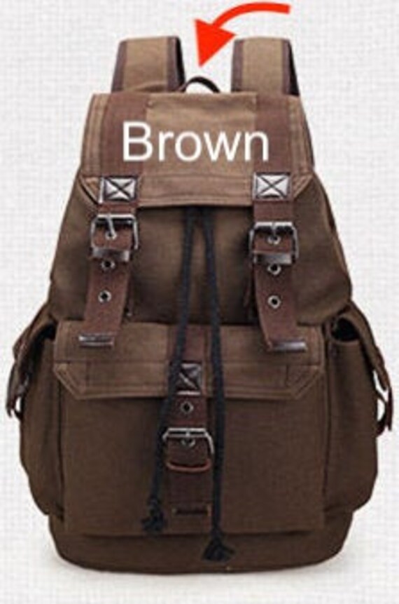 vintage looking backpacks