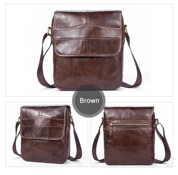 Vintage Leather Bag Crossbody Messenger FREE P&P - Etsy