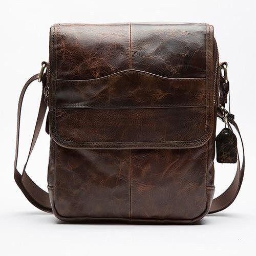 Vintage Leather Bag Crossbody Messenger FREE P&P - Etsy