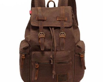 canvas work backpack