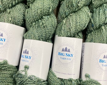 Rosemary Beach Hand Dyed Yarn Shooting Stars Slub base