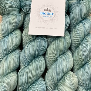 Rosemary Beach Star Sock Hand Dyed Yarn Superwash Merino