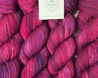 If the Walls Could Talk Stunning Sock Fingering Weight Hand Dyed Yarn