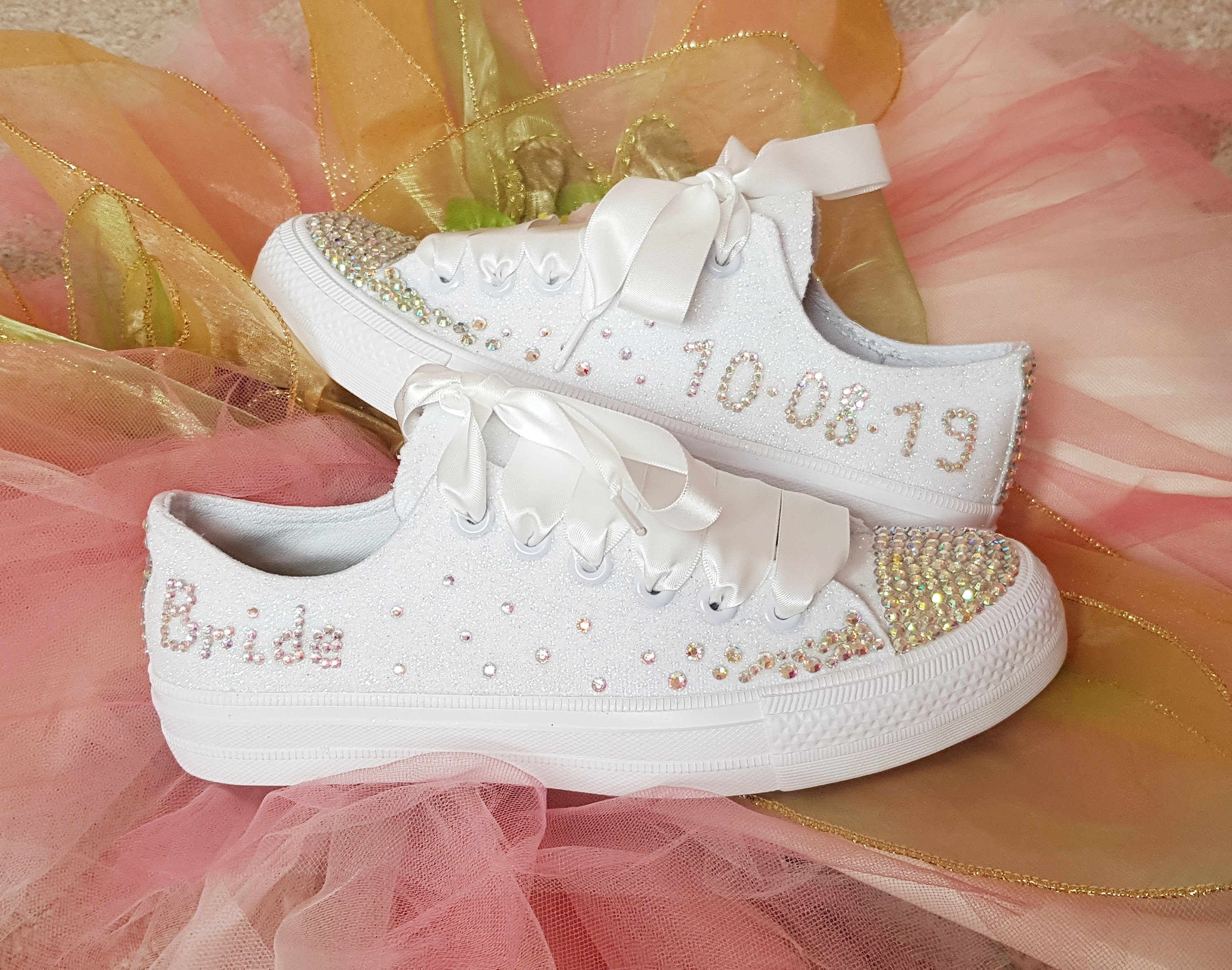 glitter custom shoes