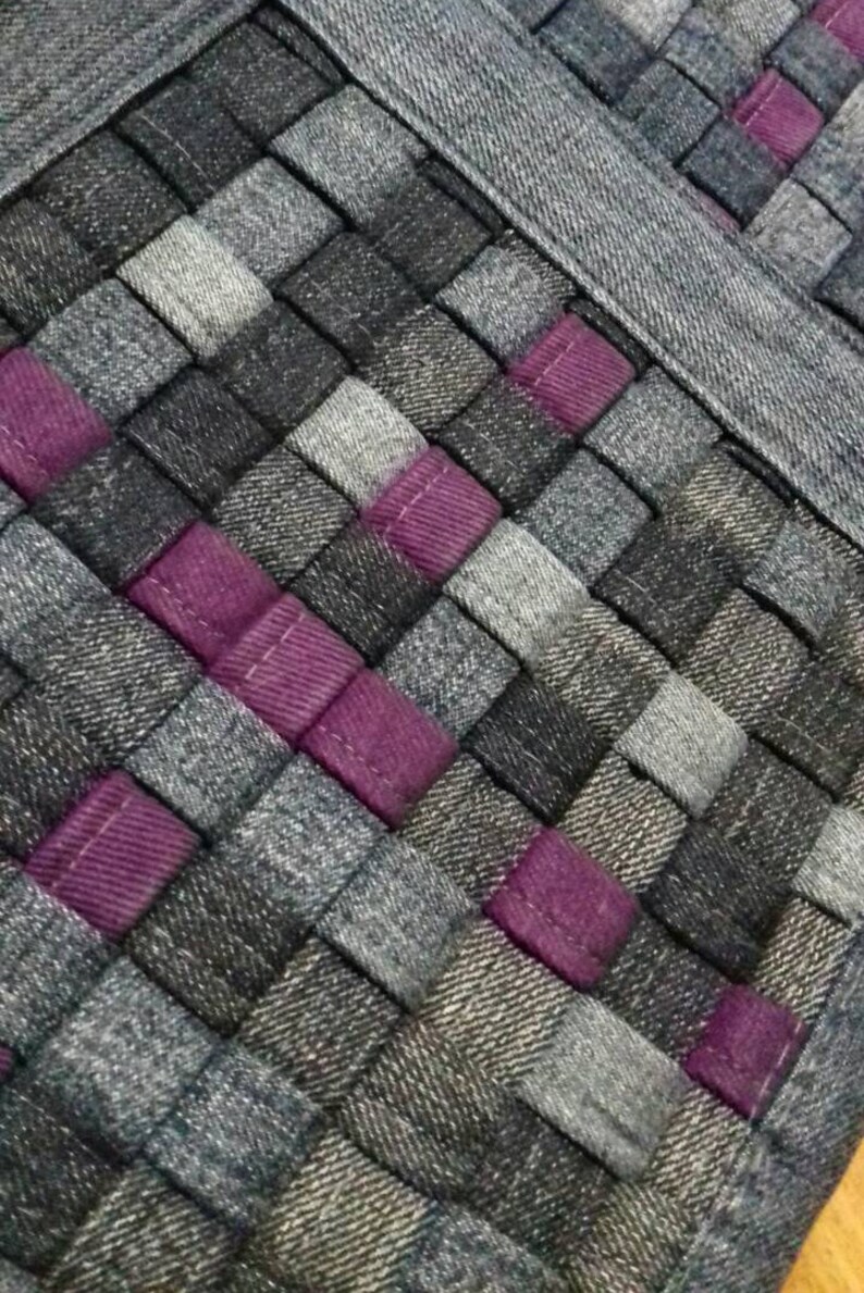 Pet Mats Denim Rug Blue Jeans Recycled rug Rectangular Etsy