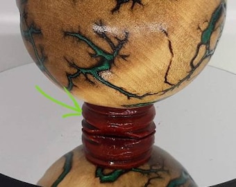 Standard Orb stand. One each.  Pictured with 3 in diameter orb (sold seperately).