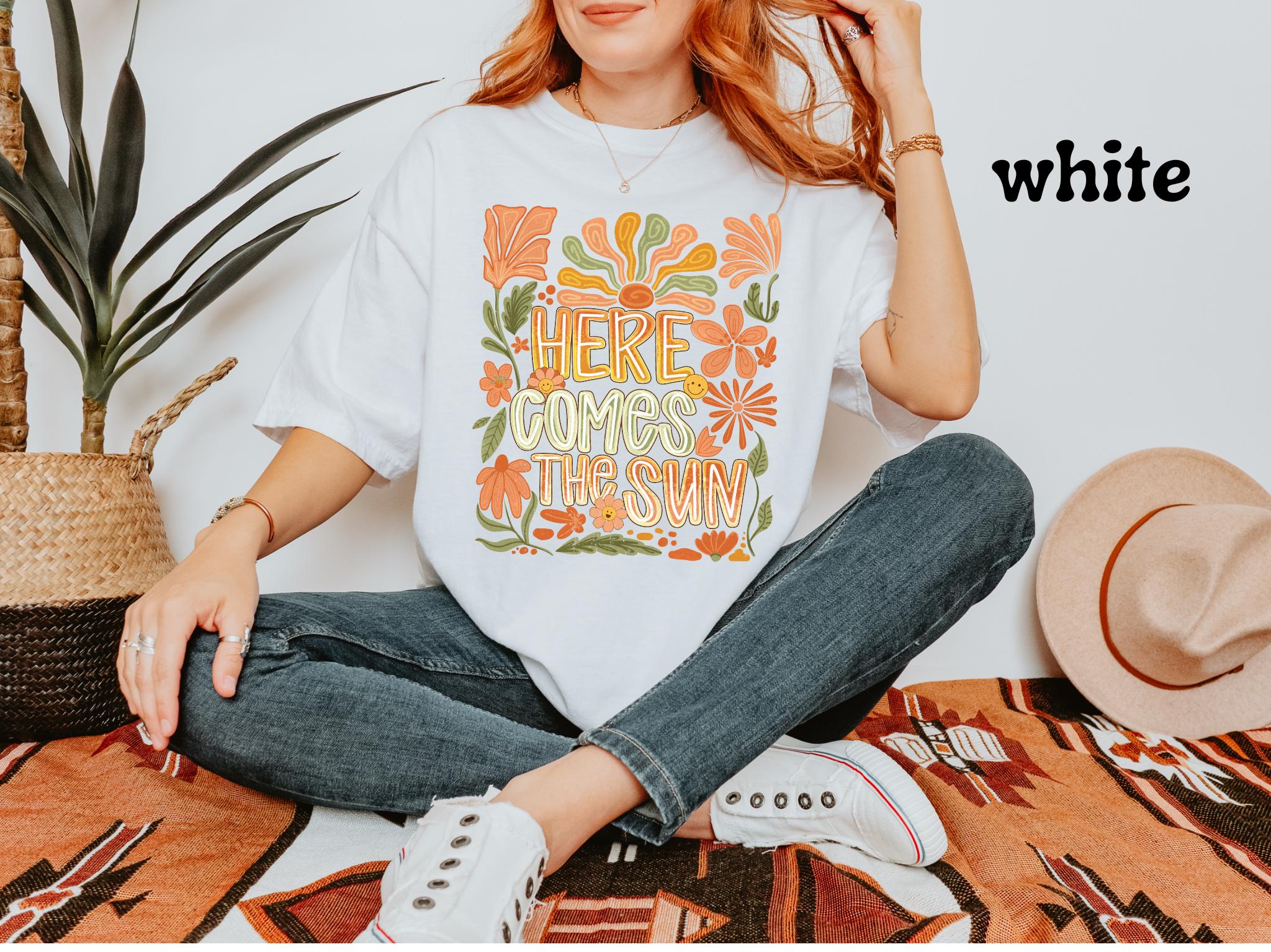 Here Comes the Sun T Shirt - Etsy