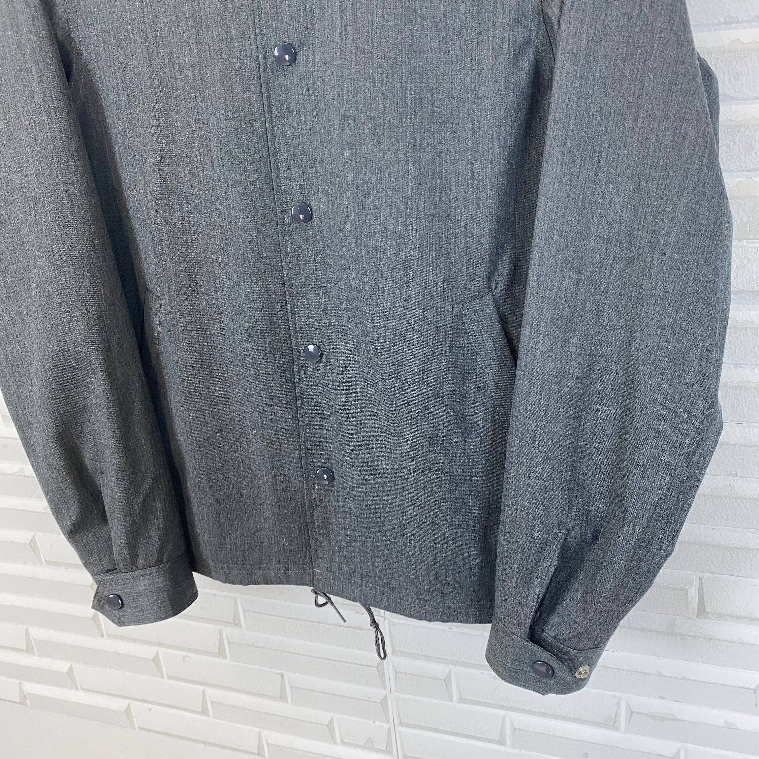 AD15 GANRYU Comme Des Garcons Light Snap Button Jacket Size