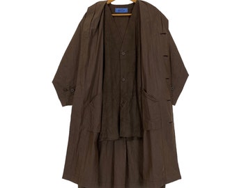 Vintage 80s Issey Miyake Windcoat Overcoat - Etsy