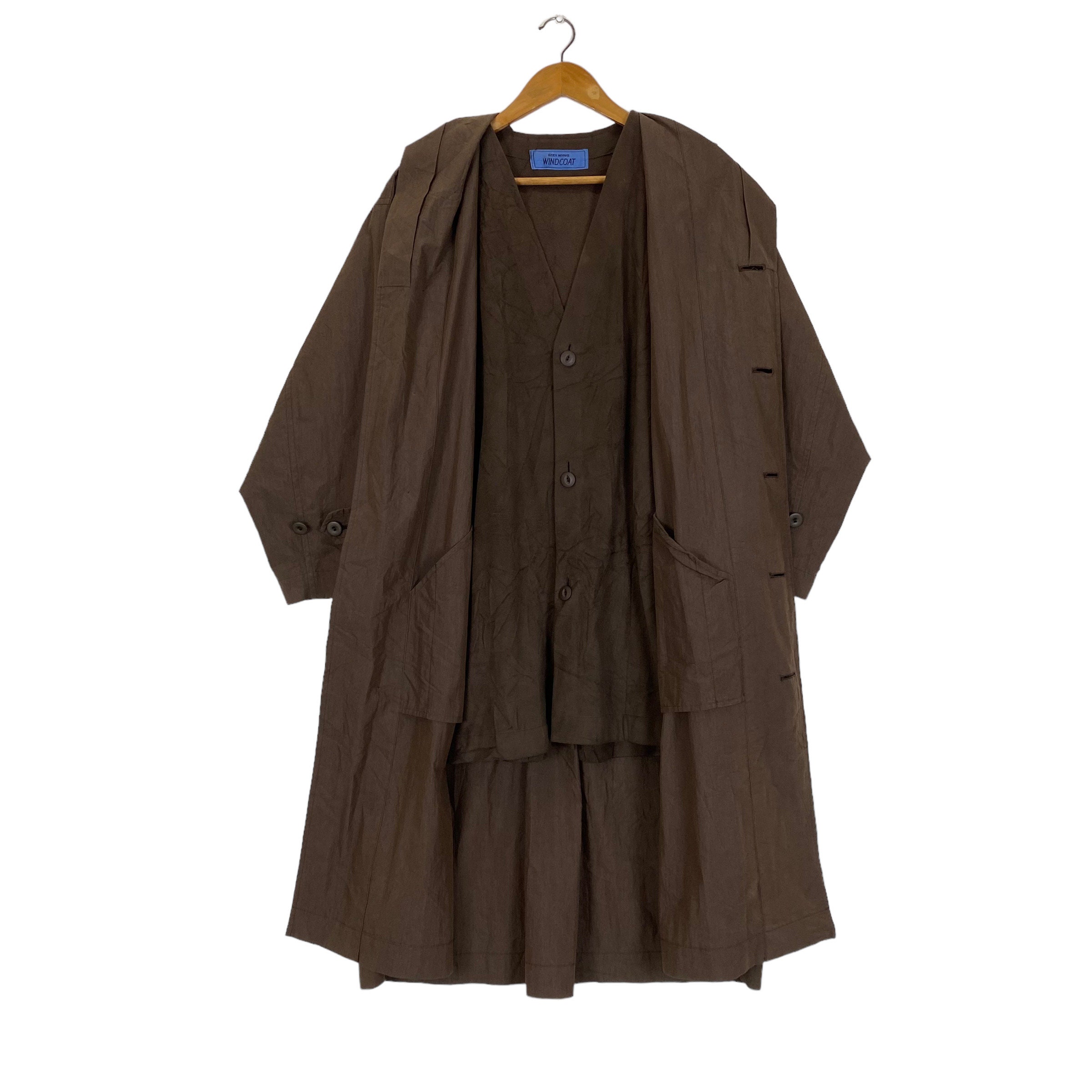 Issey Miyake Wind Coat - Etsy Issey Miyake Wind Coat - Etsy