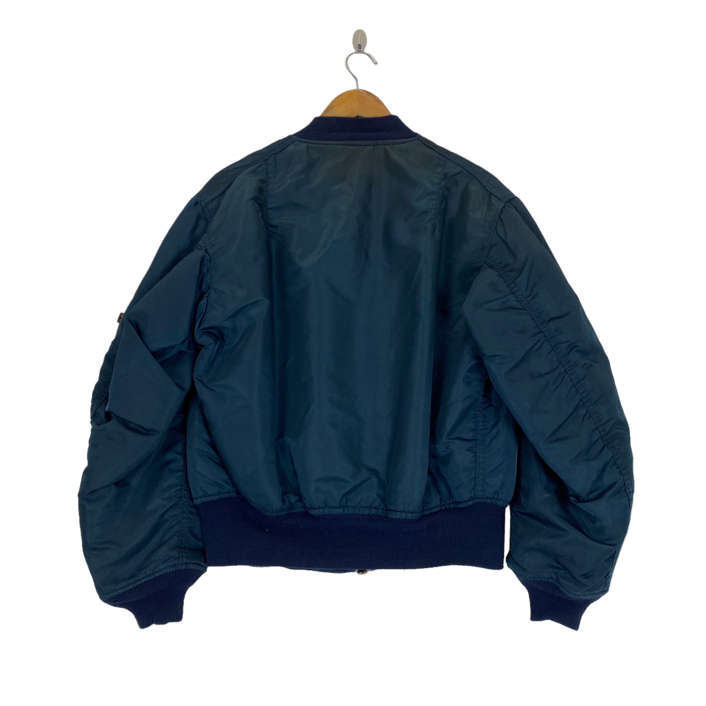 Vintage Alpha Industries Reversible Ma1 Bomber Jacket Size Vintage Alpha Industries Reversible Ma1 Bomber Jacket Size