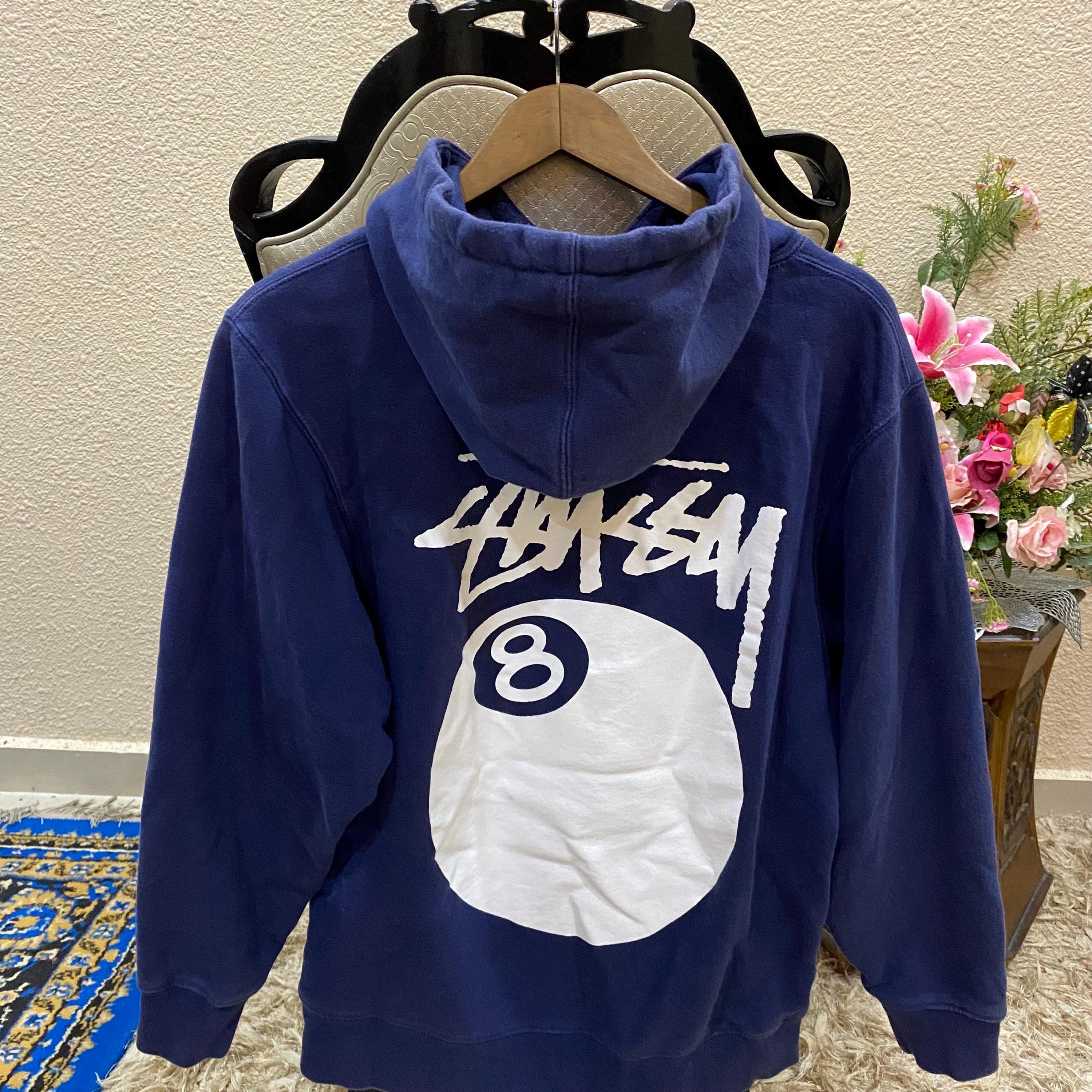 Pick!! Stussy 8 Ball Big Logo Hoodie Navy Size Medium - Etsy