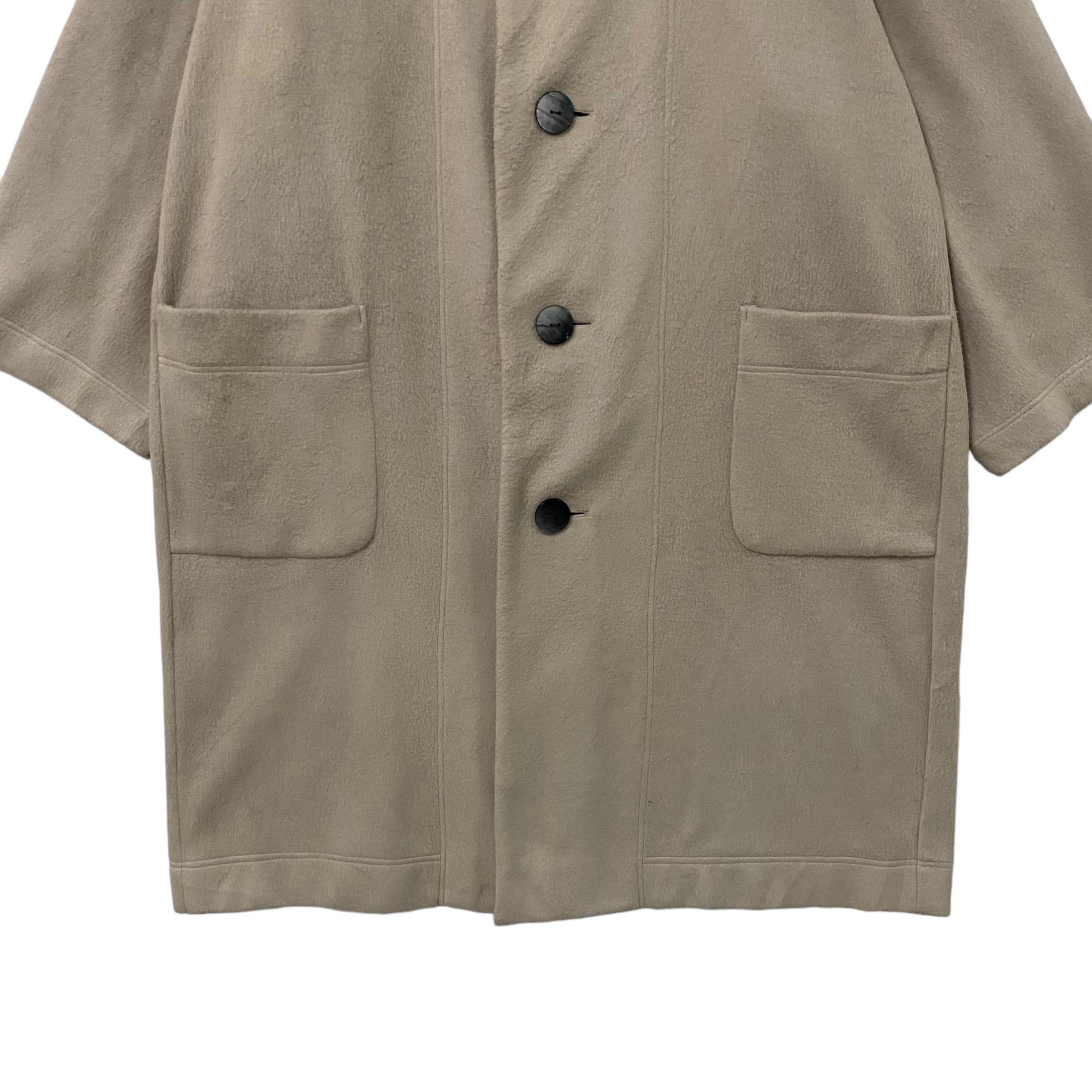plantation オーバーウールコート ISSEY MIYAKE Vintage Issey Miyake Plantation Oversized Wool Long Coat Made in