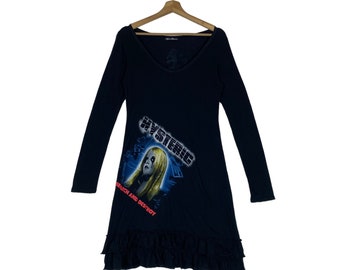 Very rare Hysteric Glamour dress long sleeve women Made in Japan