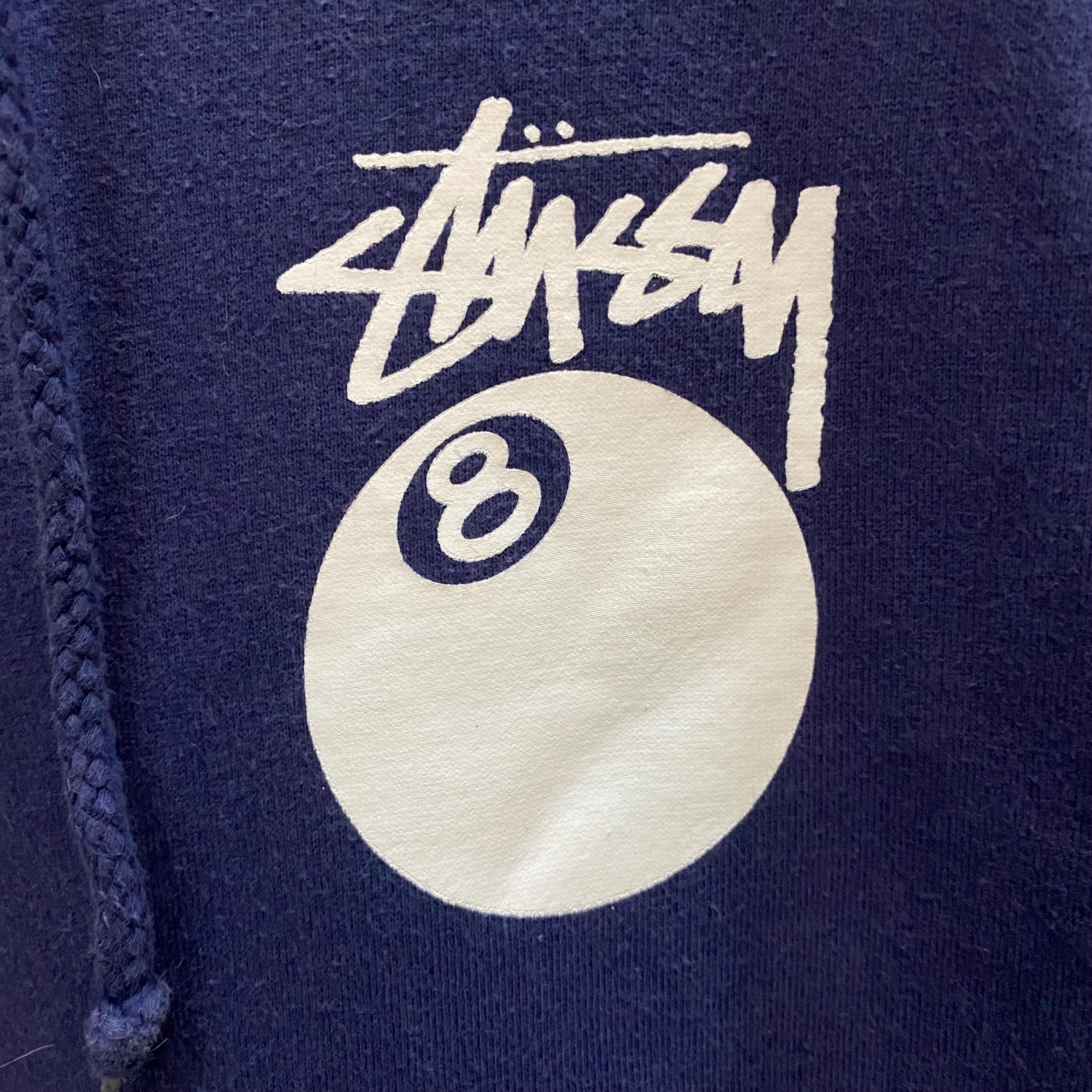 Pick!! Stussy 8 Ball Big Logo Hoodie Navy Size Medium - Etsy
