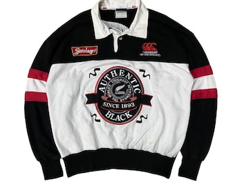 Vintage 90s Canterbury of New Zealand Rugby Jersey / New