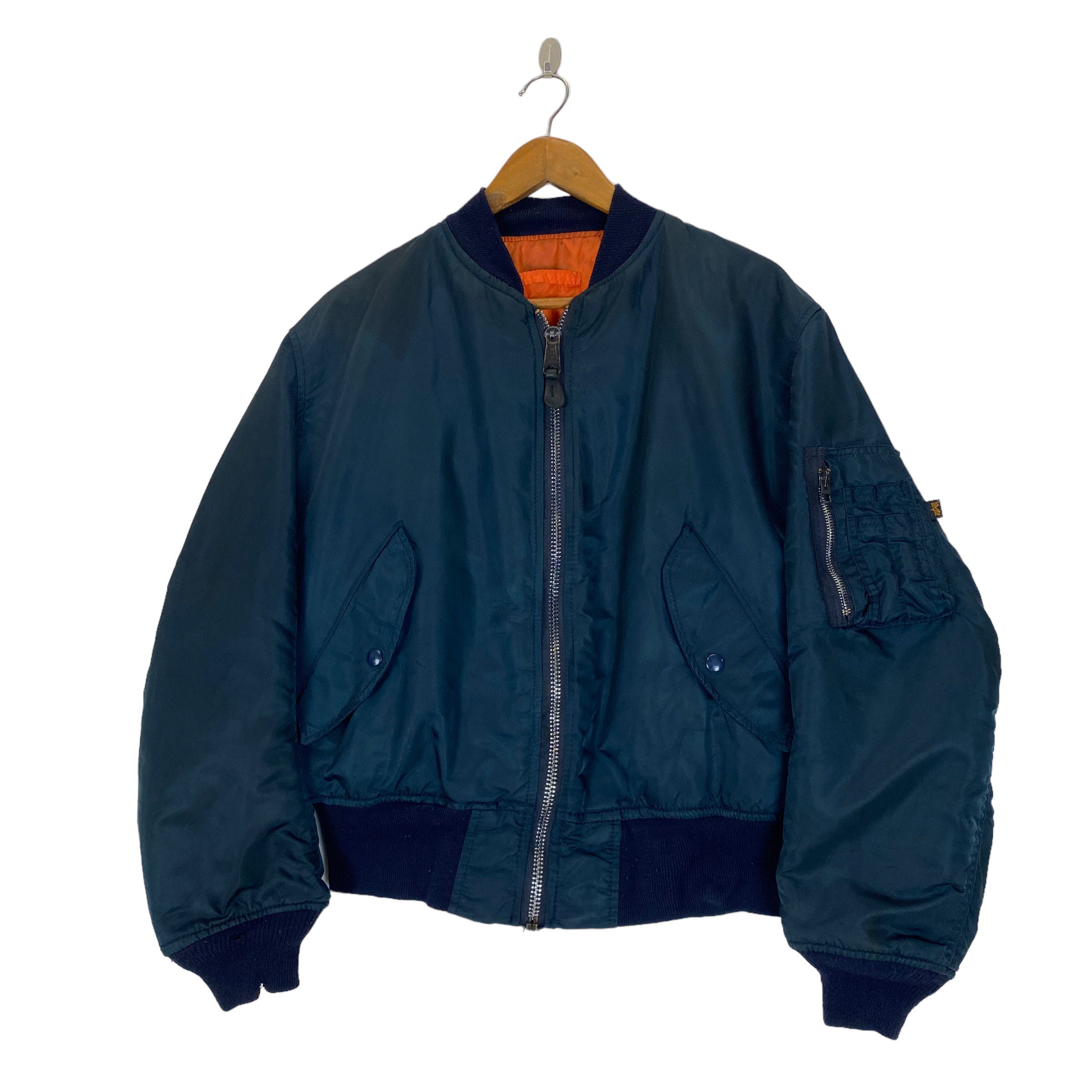 Vintage Alpha Industries Reversible Ma1 Bomber Jacket Size Vintage Alpha Industries Reversible Ma1 Bomber Jacket Size
