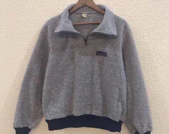 PICK!! 1980's Vintage Patagonia quarter-zip fleece pullover