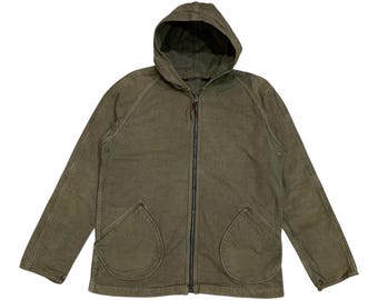 Eternal Union Made Bitchu Kurashi olive green hoodie jacket