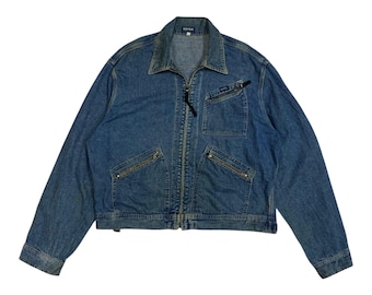 Vintage Guess jeans full-zip denim jacket made in USA