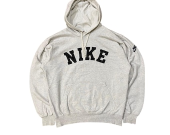 Rare vintage sweat à capuche brodé Nike rétro Y2K.