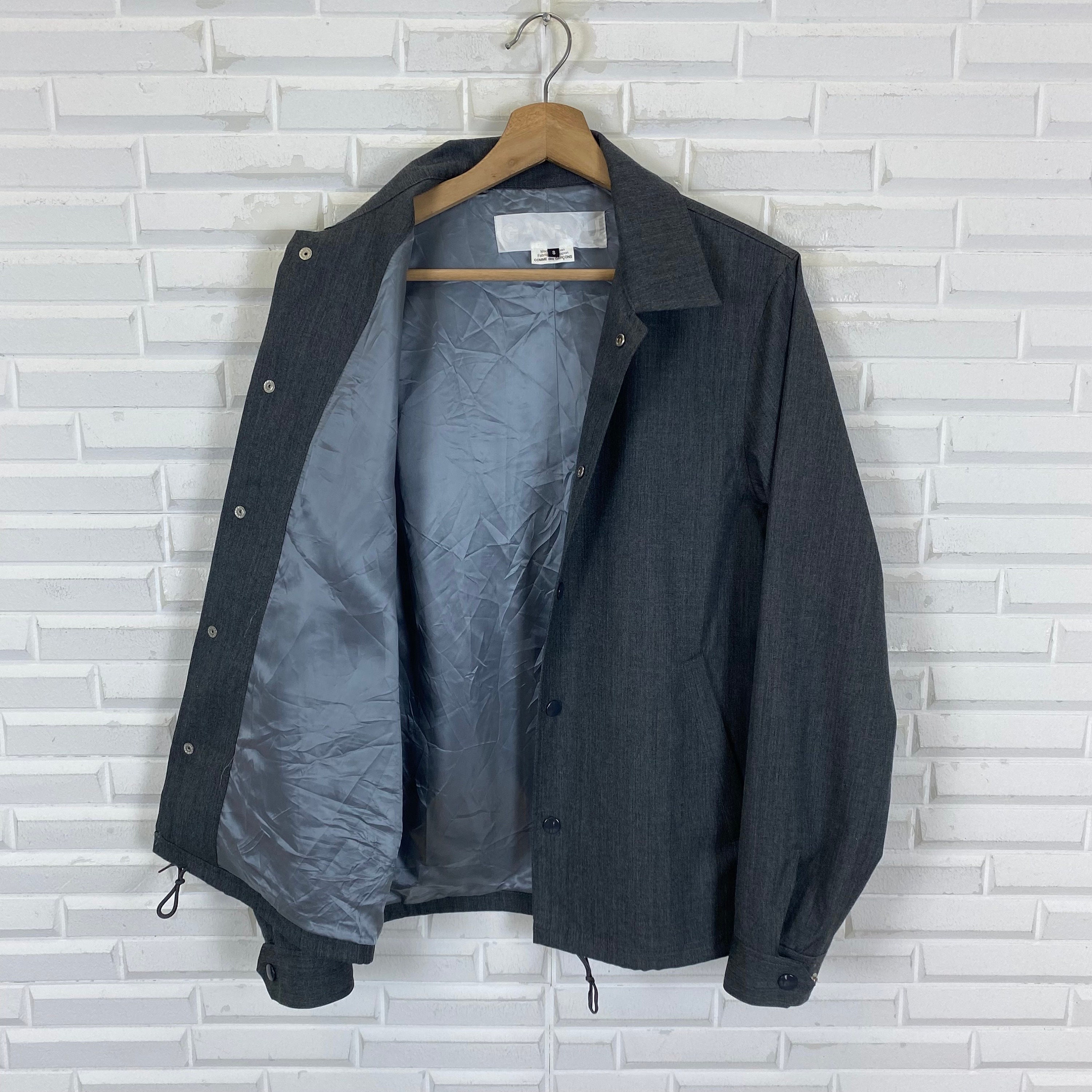 ジャケット・アウター ganryu comme des garcons AD2015 wool ma1 AD15 GANRYU Comme Des Garcons Light Snap Button Jacket Size