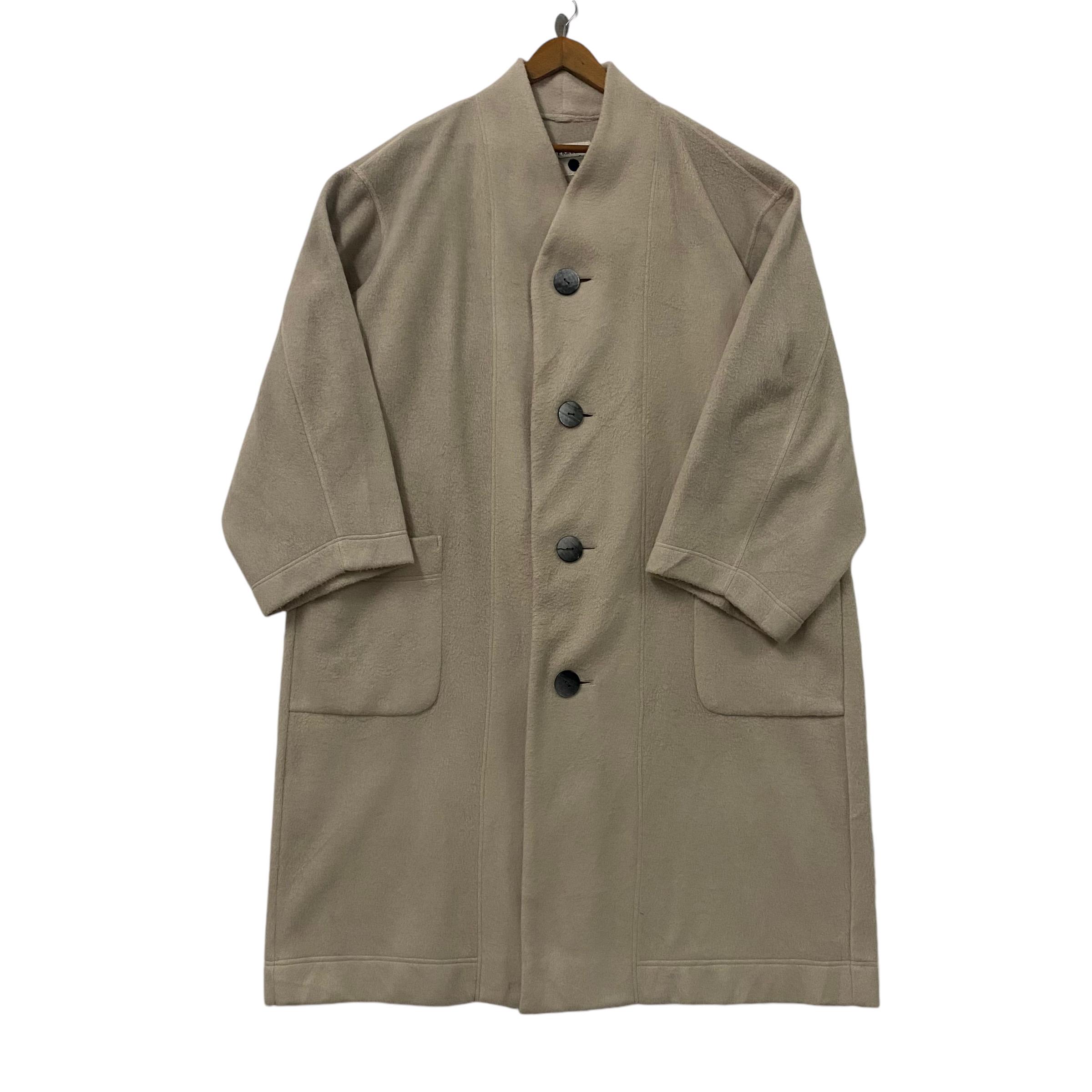 plantation オーバーウールコート ISSEY MIYAKE Vintage Issey Miyake Plantation Oversized Wool Long Coat Made in