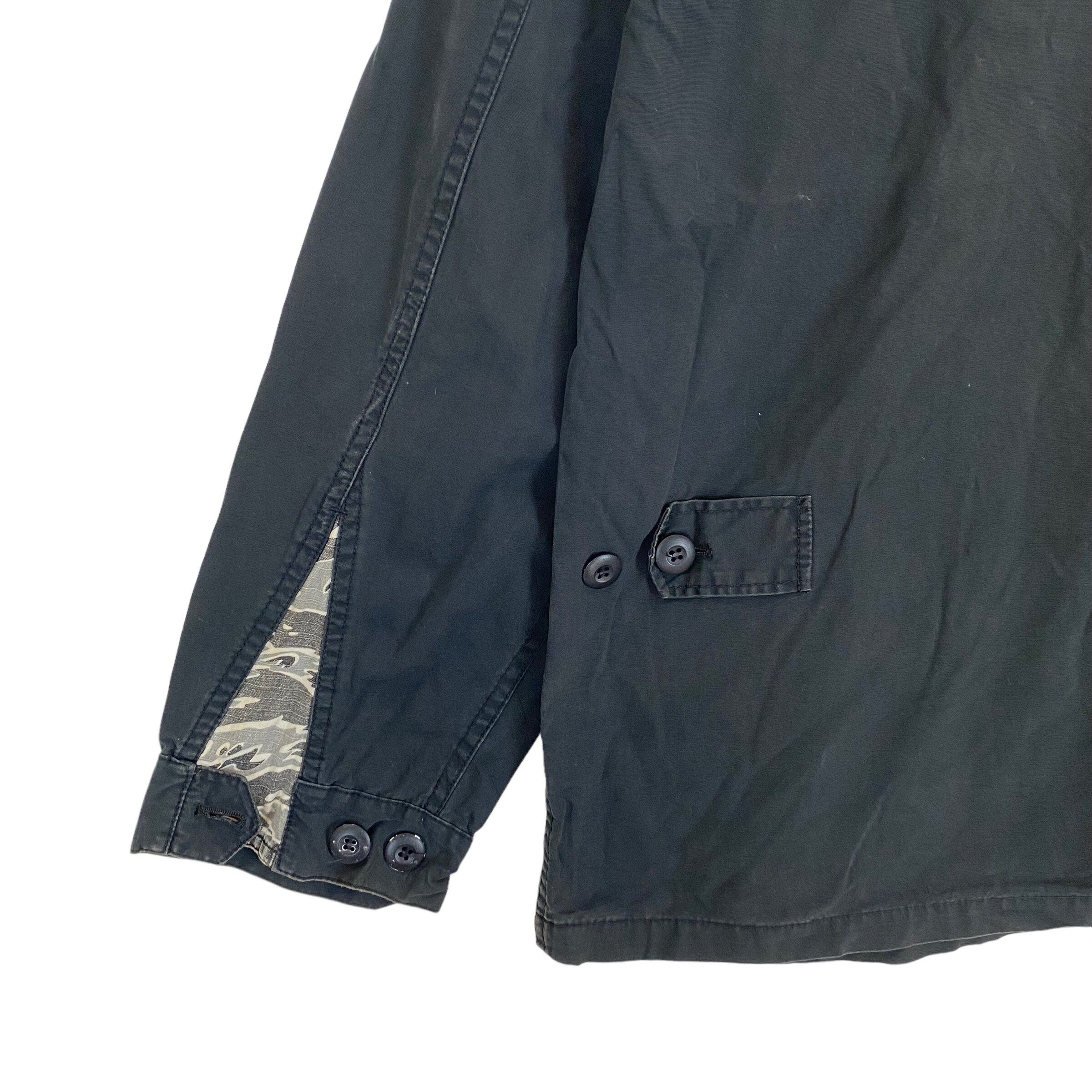 Wtaps Transform Nam64 Military Jacket Black M65 Style Size Medium 