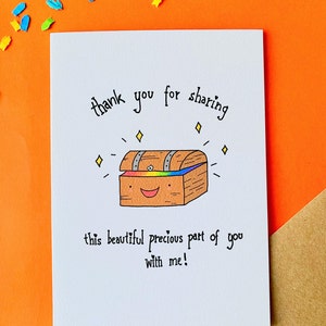 Lindo cartão de felicitações para a saída do armário - agradecimento e apoio à sua mãe, pai, filha, filho, irmã, irmão ou amigo LGBTIQ+