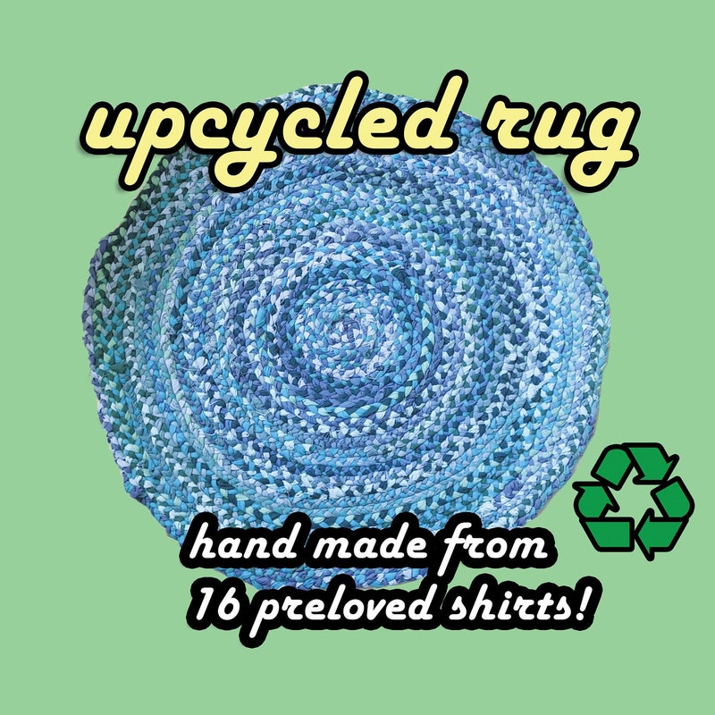 Upcycled Rag Rug - Etsy