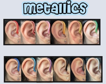 Metallic Hearing Aid Tube Twists: Decorative Cable Coils