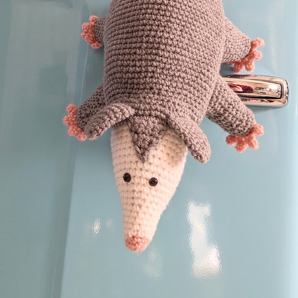 Crochet Opossum Bag Holder Etsy