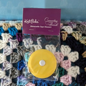 Genuine Knit Picks Retractable Tape Measure, Brand New in Original Packaging