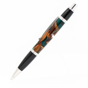 Grün & Bronze Handarbeit Stift